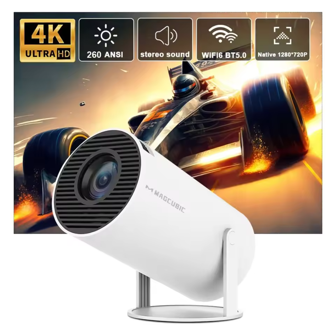 Proyector Magcubic HY300 Pro 4K –  Imagen Nítida, WiFi 6 y Android 11