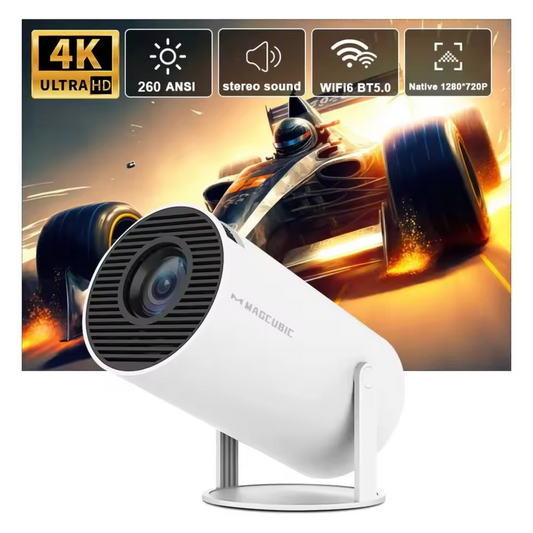 Proyector Magcubic HY300 Pro 4K –  Imagen Nítida, WiFi 6 y Android 11